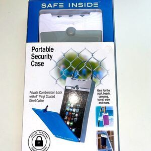 Safe Inside Portable Security Case With Combination Lock gray